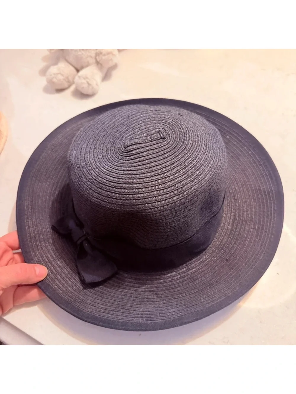 Ralph lauren black sun hat - medium